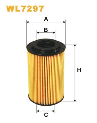 WIX FILTERS alyvos filtras WL7297